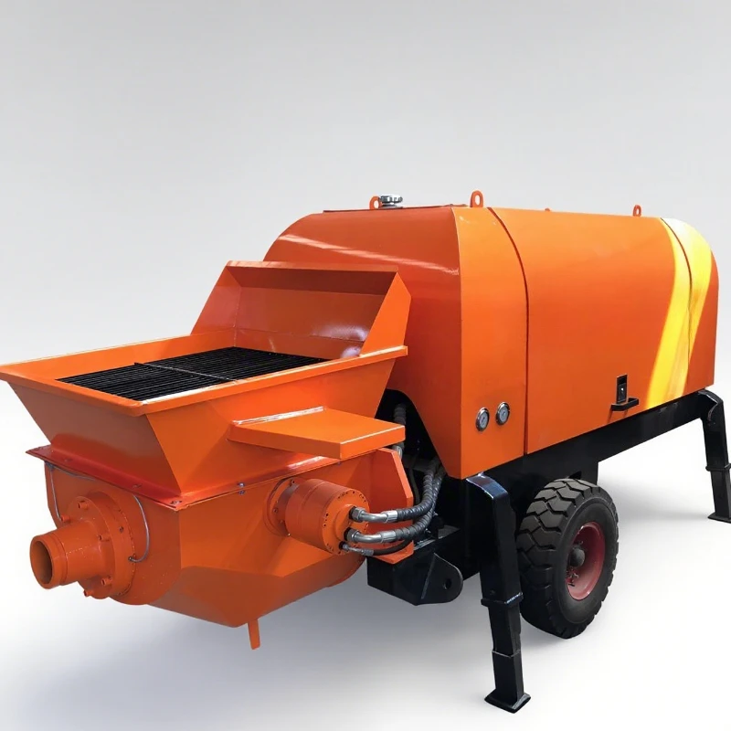 Customized Multi-functional Hydraulic Concrete Mortar Pump to Transport Viscous Fluids Such As Mortar and Putty