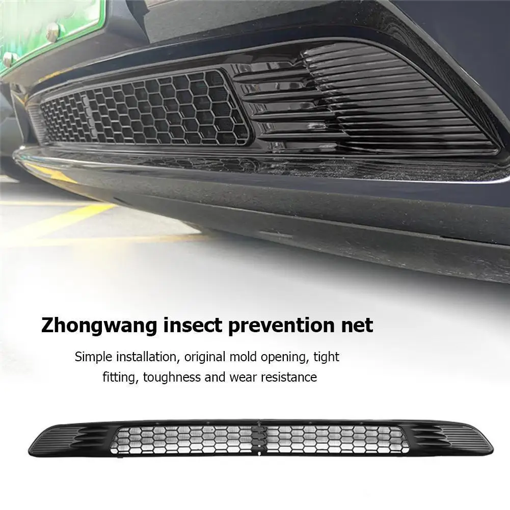 

Car Front Mesh Grille Grid Guards Dust Proof Front Air Inlet Vent Grille Protective Cover Compatible for Tesla Model Y