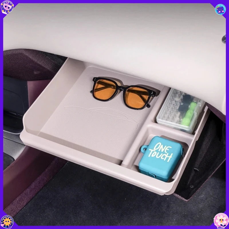 Co-pilot Storage Tray For Xiaomi YU7 2025 2026 Car Interior Storage Box Auto Styling Decoration Accessories