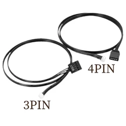 Wraith Prism LED RGB CPU Cooling Fan 4-pin USB 3-pin to AMD Ryzen 7 RGB Synchronization Cable