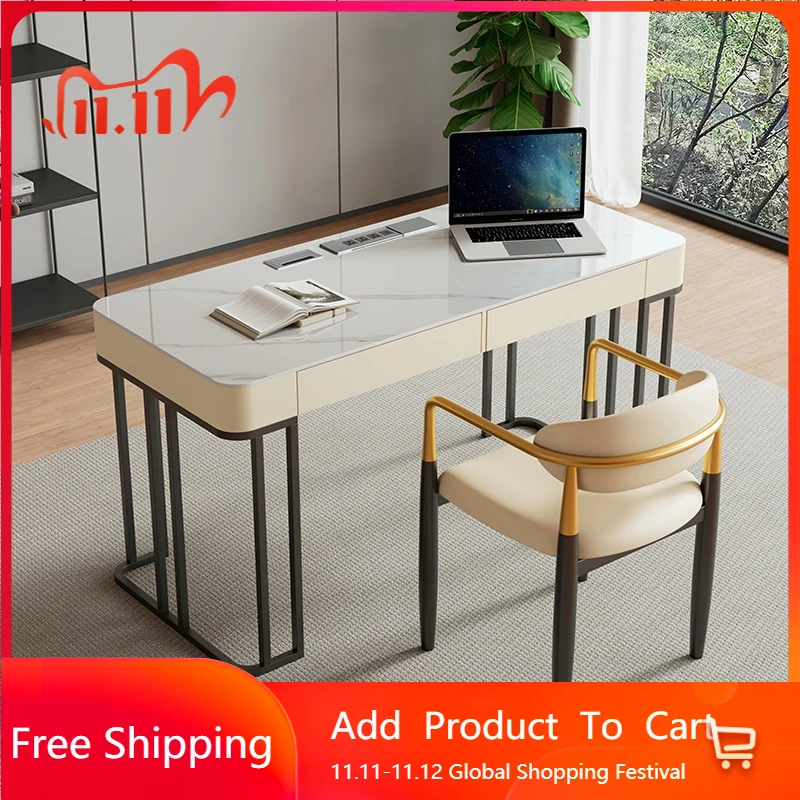 

Minimalist Reception Office Desk Standing Vanity Luxury Working Office Desk Gaming Designer Aesthetic Tavolino Salon Furniture