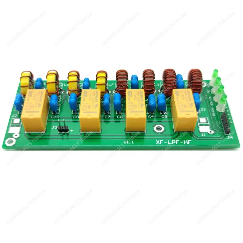 XF-LPF-HF Filter Kit 12V 100W Short Wave Low Pass Filter Unit 3.5Mhz-30Mhz Assembled