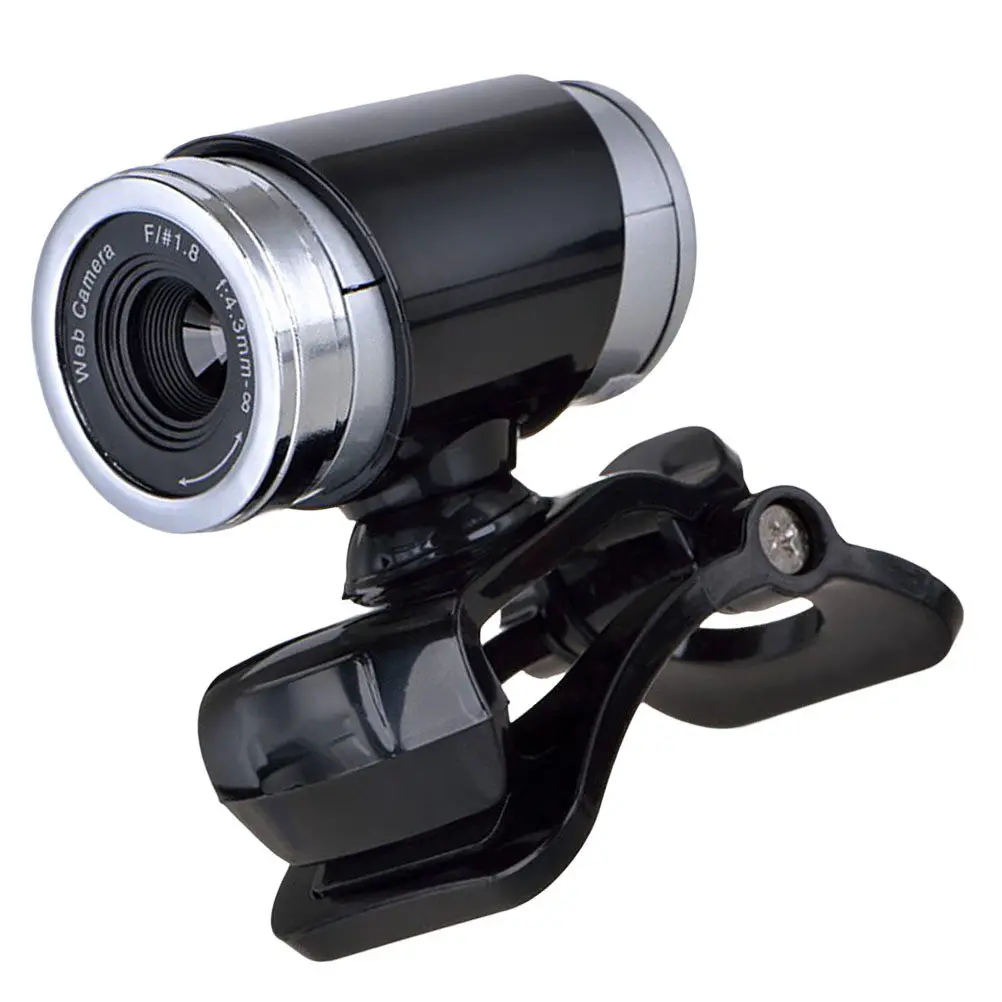 

USB-веб-камера 720P черная, профессиональная, для онлайн-трансляций и обучения, настольная, с микрофоном и шумоподавлением