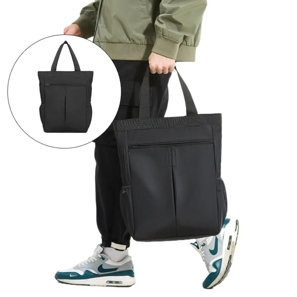 

New Large Capacity Handbag Stylish Lightweight Waterproof Nylon Bag Durable Men's Shoulder Bag Daily Use