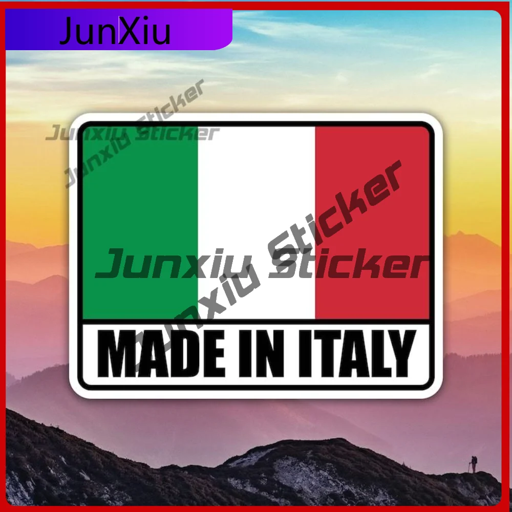 

Made in Italy Sticker Decal Die Cut Many Sizes Weatherproof Heavy Duty Car Sticker For Door Motorcycle Sun Protection Waterproof