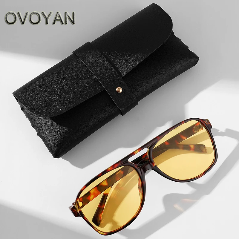 

OVOYAN Oversized Oval Sunglasses Women Luxury Brand Eyewear for Women/Men Vintage Simple Glasses Women Lentes De Sol Mujer UV400