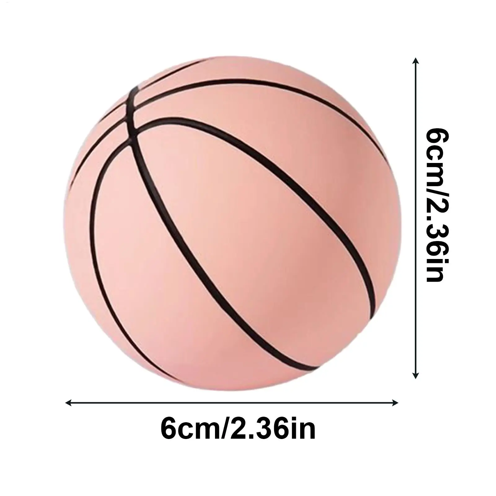 Mini Koszyki do Koszykówki Zabawki Sportowe o Wysokim Odbiciu Gra 6 cm Małe Koszyki do Koszykówki dla Dzieci Chłopców Maluchów na Imprezy w Pomieszczeniach na Zewnątrz do Sypialni