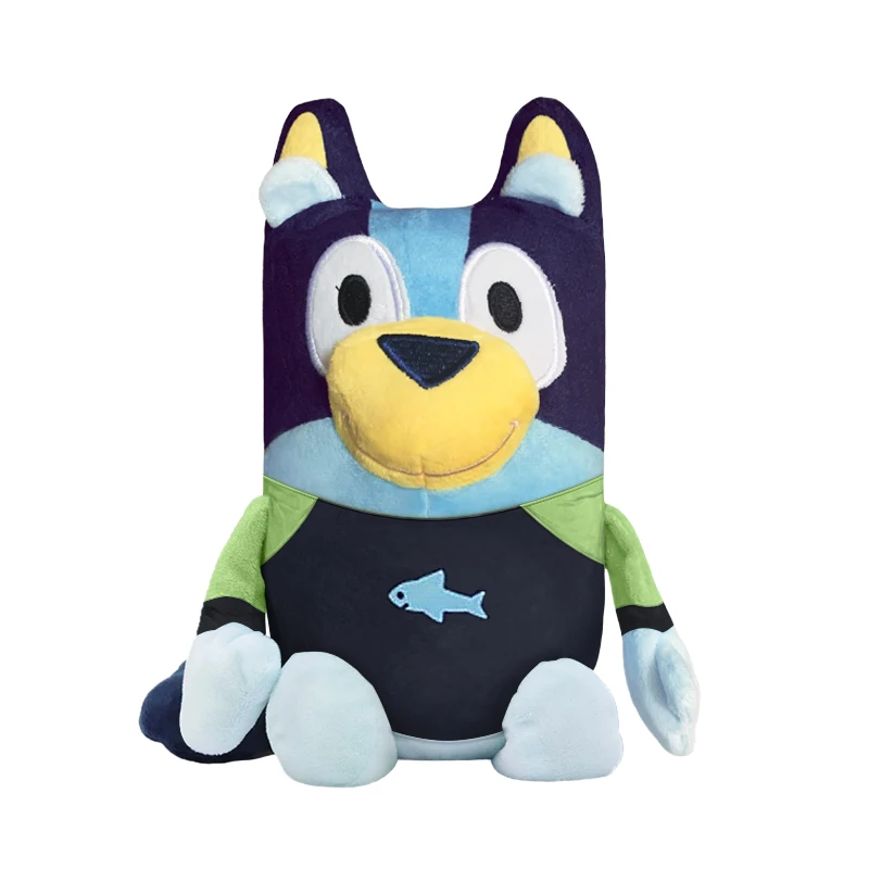 30 سنتيمتر يتحدث بلوي الكرتون أنيمي الشكل البنغو الكلب الموسيقى محشوة ألعاب من القطيفة دمى لطيف الحيوان الغناء الكلب ألعاب زرقاء للأطفال