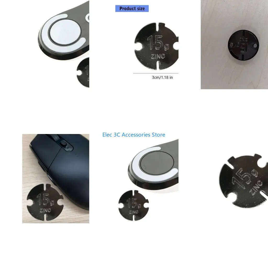Y51A Zinc Alloy Weight Block for GPW G502X GPROX SUPERLIGHT Mouse Weight Customization and Enhanced Control
