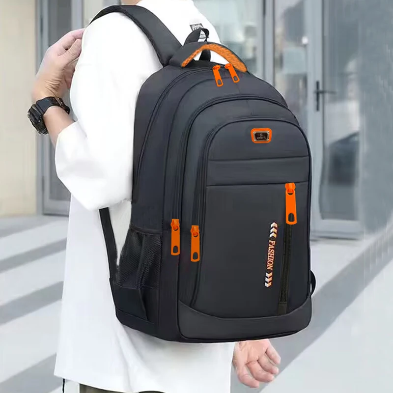 حقيبة ظهر للرجال والنساء خفيفة الوزن مع جيوب متعددة، حقيبة كتف كاجوال عصرية ومتينة للاستخدام المدرسي اليومي #6