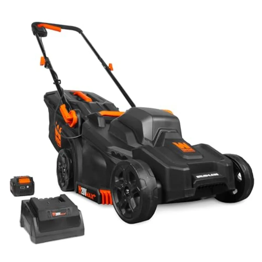 

20V Max 15-Inch Cordless Brushless Lawn Mower with 5Ah Battery and Charger 20835