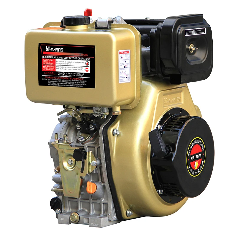 

HR186FA 6kW Single Cylinder Diesel Generators Manual Start Easy-to-Operate Euro 5 Air-Cooled Engine Bearing