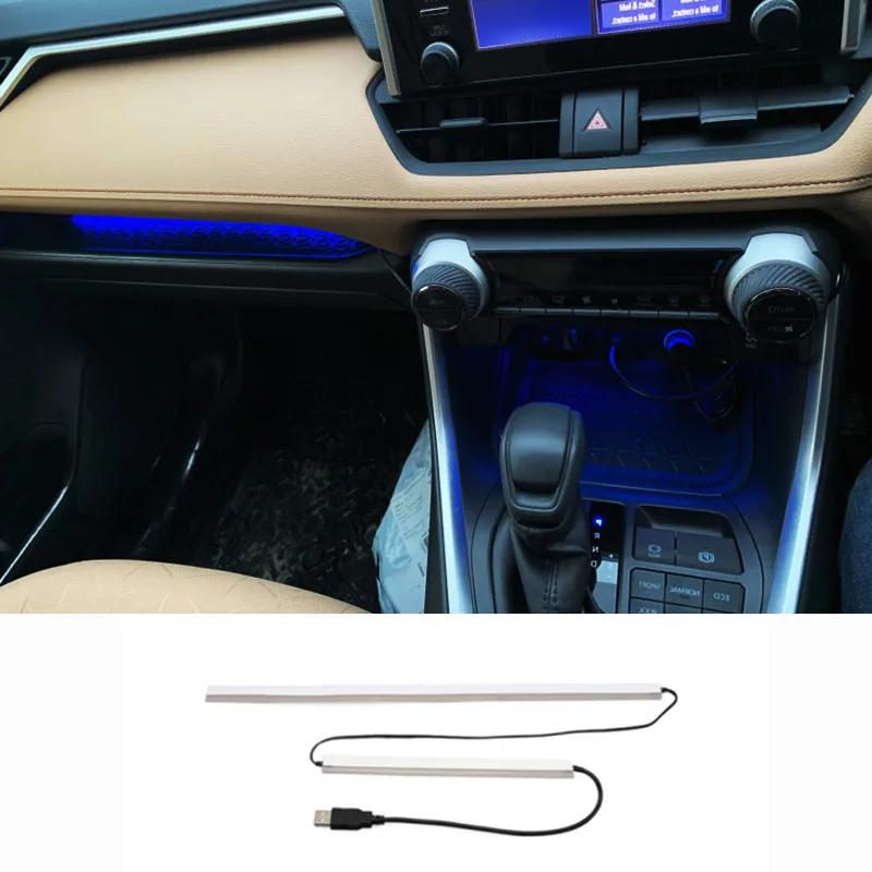 

Instrument Dashboard Panel Trim Atmosphere Light For Toyota RAV4 2019 Car Side Driver Instrument Lamp Strip For Toyota RAV4 2020