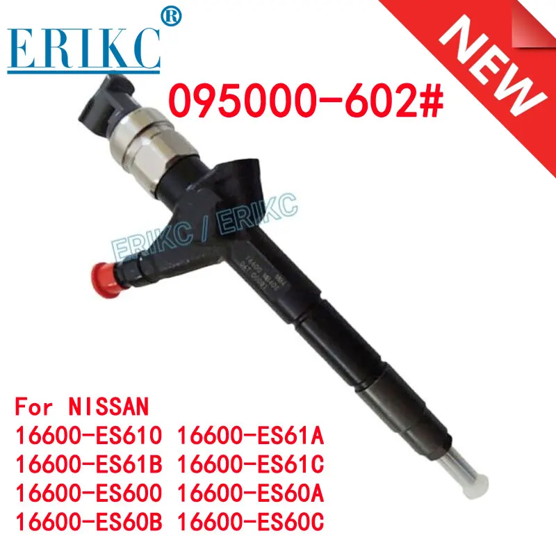 4PCS 16600-ES600 New Diesel Fuel injector 095000-6020 095000-6024 for DENSO NISSAN X-Trail 2.2L 16600-ES60A