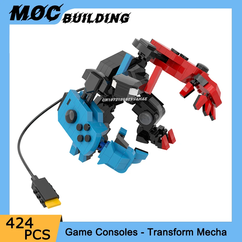 

Строительные блоки MOC, креативная модель меха, игровые консоли, сборка своими руками, коллекция кирпичей, игрушки, праздничные рождественские подарки