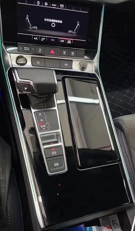 OEM لأودي A6 C8 A7 S7 C8 قناة مركزية البيانو لوحة داخلية سوداء 4 كجم 863 969 حامل الكأس 4KD 862 533 E #5