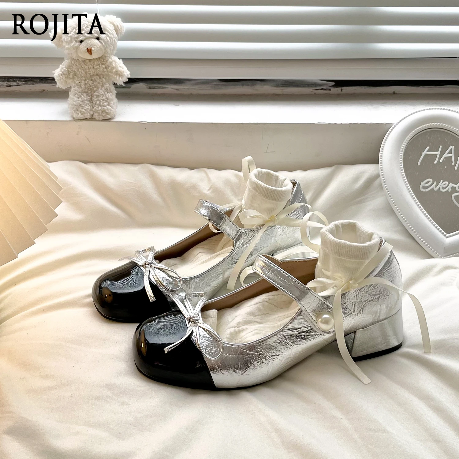 

French Retro Gentle Style Mary Jane Shoes for Women 2025 New Summer Dress Shoes with Thick Heels for Evening Wear