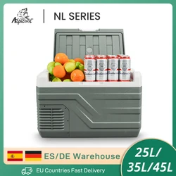 Alpicool NL 25L 35L 45L Przenośna lodówka 12V Kompresorowa lodówko-zamrażarka 12/24V DC 100-240V AC Mini lodówka do grillowania na kempingu