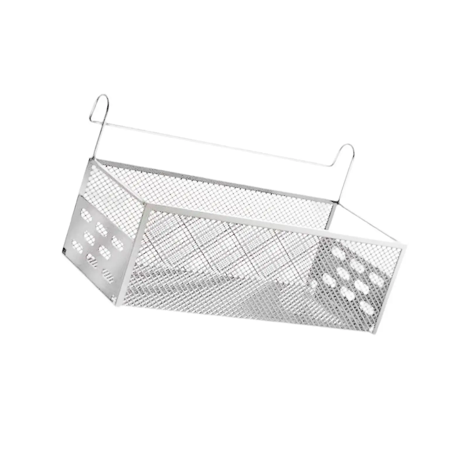 Dorm Hanging Storage Baskets over Organizer Iron Mesh Bedside Shelf for Bedroom Convenience
