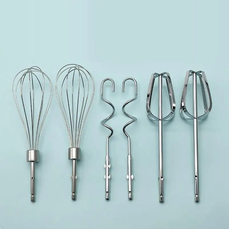 6Pcs Electric Egg Mixer Parts Set Egg Beater Suit For Electric Balloon Whisk Kitchen Accessories Mixer Parts*..
