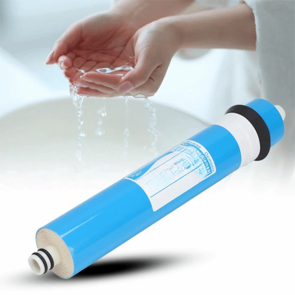 75GPD Reverse Osmosis Membrane Filter Blue TFC RO Water System Filter Universal Fit Replacement for TFC-1812-75G