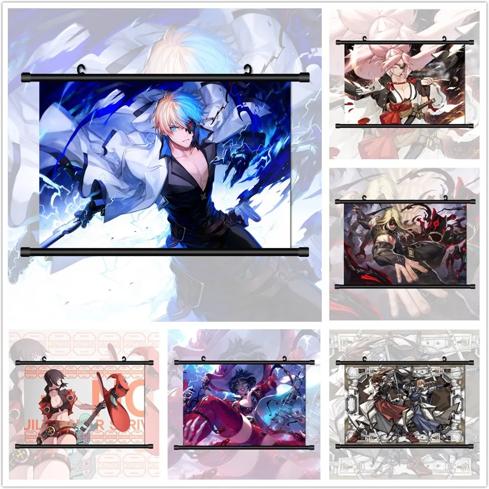 5D DIY Full Square Round Diamond Painting Guilty Gear Anime Cross Stitch Kit Diamond Mosaic Diamond Embroidery Home Decor Gift