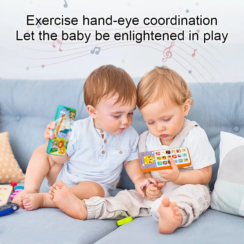 Montessori Multi-Functional Early Education Puzzle Simulation Phone Charging Intelligent Learning Machine Kids Gifts Boys Girls