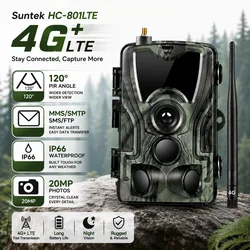 Outdoor HC-801LTE 4G Hunting Camera 20MP Infrared Camera MMS/SMTP Photo Trap 0.3s Trigger Time 940nm LED Wild Camera PhotoTrap