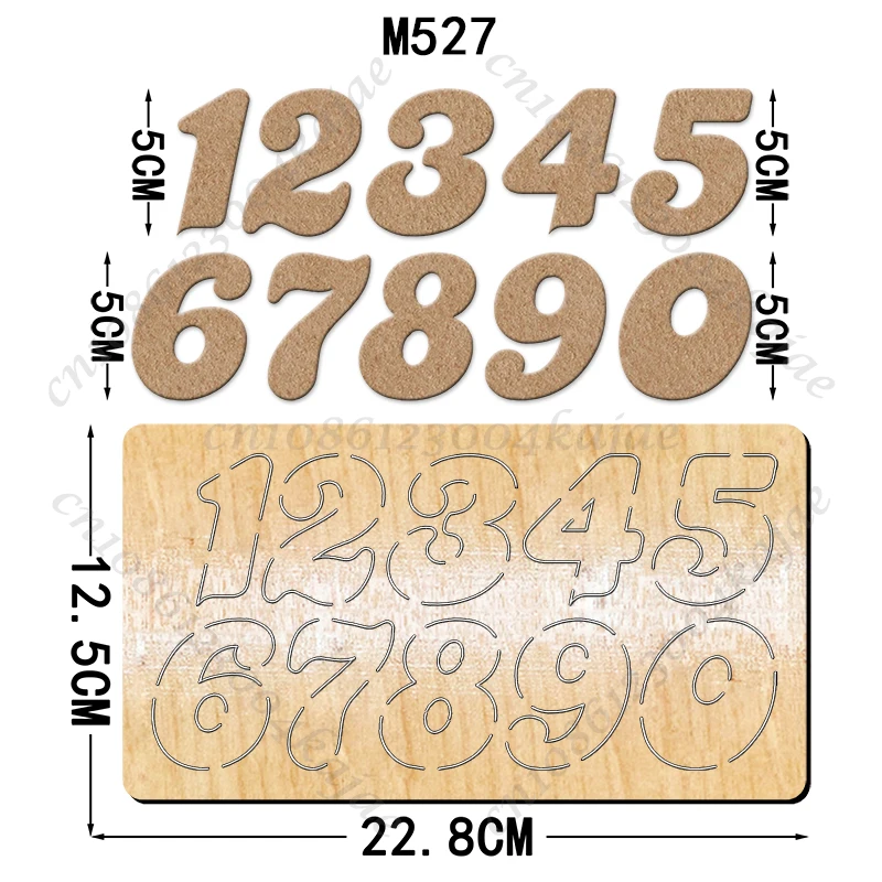

Новые Вырубные штампы 0-9, Новое поступление 2024, скрапбукинг, нож 16 мм, подходит для большинства деревянных вырубных машин