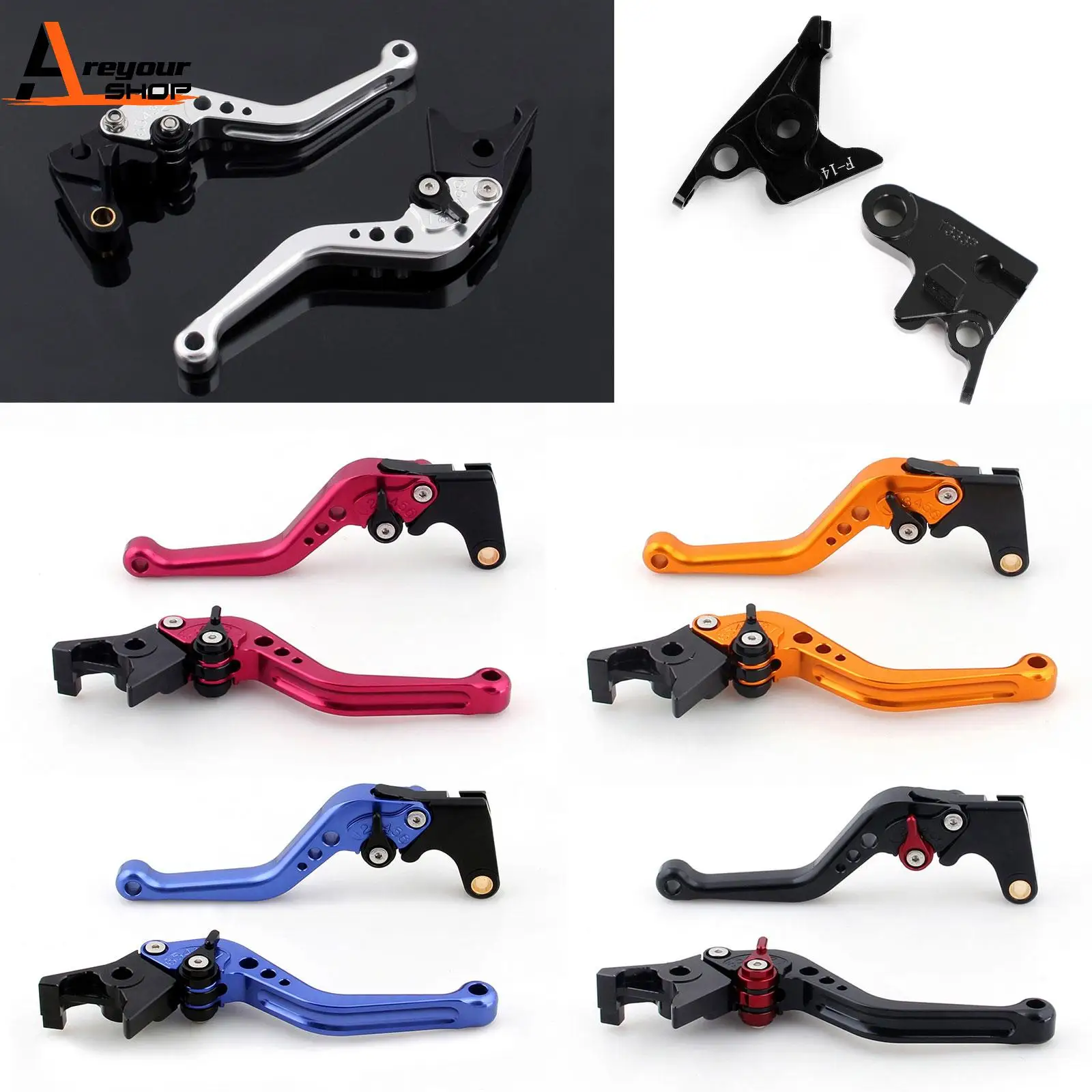 

Areyourshop Short Clutch Brake Lever fit for Trident 2022 Bonneville T120 Bobber 2019 Motorcycle Partsd
