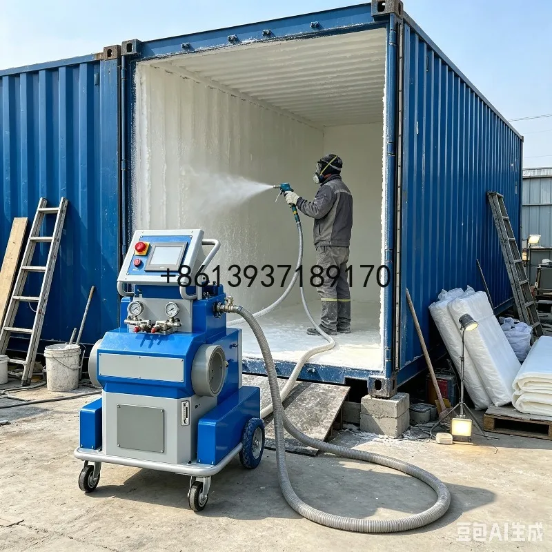 Pneumatic Two-component Polyurethane Foaming Machine Polyurea Spraying Equipment Long Service Motor PU Foam Injection Machine
