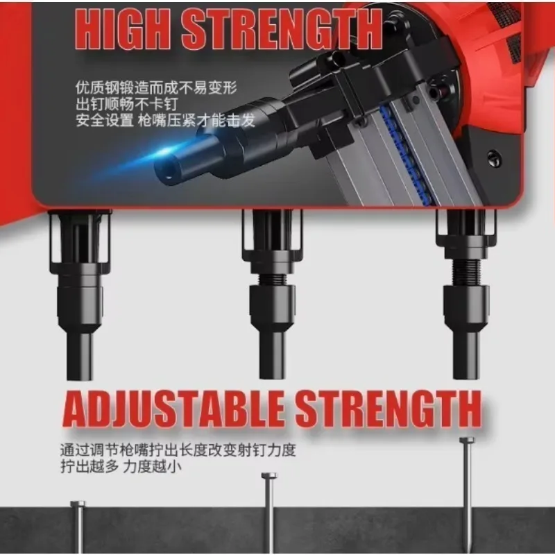 

Multi-purpose Concrete Nail Shooting, Electric NailSpecial Steel Nail