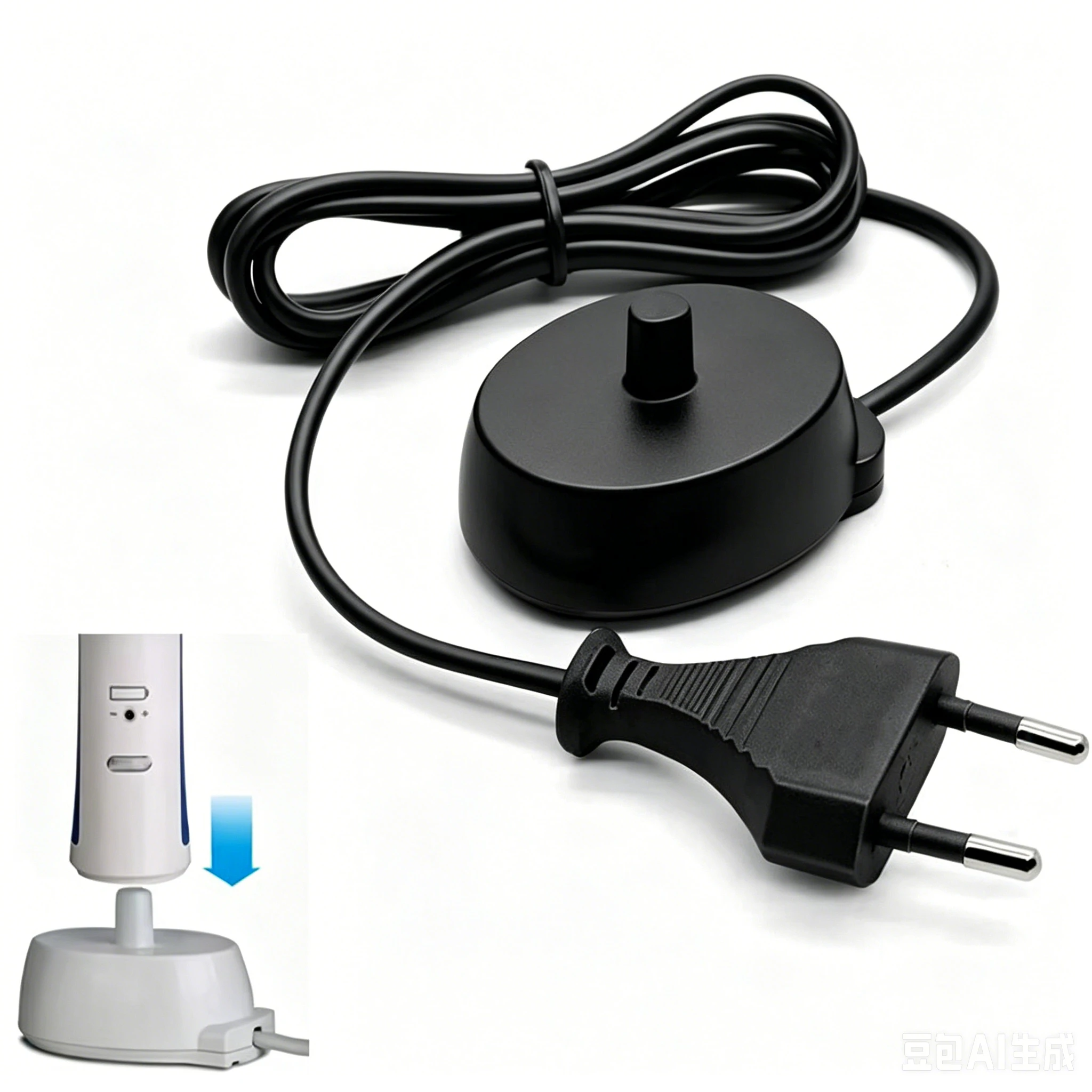 KVIFO Charger Base Fit for Oral B Electric Toothbrush iO Series 3 4 5 6 1000/3000/5000/7000 Waterproof Inductive Charging Base