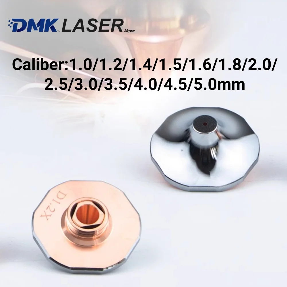 DMK DX type Ultra High-speed Hexagonal double laser cutting copper Nozzles D28 M11 H15 For Bodor WSX BOCI Raytools cutter head
