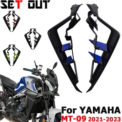 For YAMAHA MT-09 SP 2021-2023 MT09 21-23 Motorcycle Accessories Sport Downforce Naked Side Spoilers Aerodynamic Wing Deflector