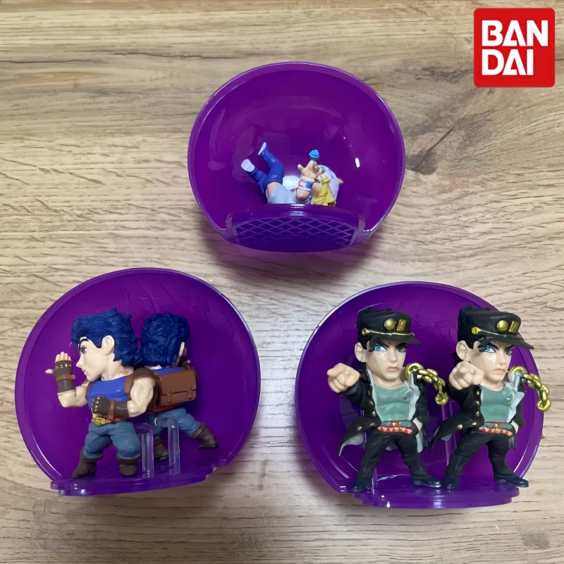 

Bandai Jojo's Bizarre Adventure Gashapon Vol 01 Chibi Jotaro Kujo Figure 4.5Cm Capsule Ball Desktop Ornament For Anime Fans