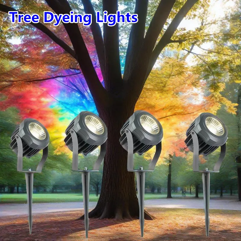 

Park Landscape Tree Lights 10W 20W 30W AC220V Tree Spotlight Led RGB Outdoor Waterproof IP65 Exterior Wall Projector Lighting