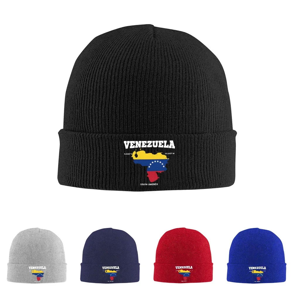 2026 Flag map stars design words South America Men Women Unisex Knitted Hat Beanie Pullover Cap Winter Thermal Warm Christmas Ou