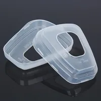 Gas Mask Respirator Parts 501 Filter Adapter Plastic Cover For 6800 6001 7502 6200 Filter Holder 5N11 5P71  Anti-dust Retainer