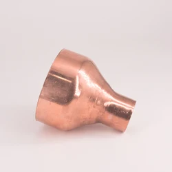 67 76 80mm To 22 28.6 32 35 38 42 54mm ID 99.9% Copper End Feed Solder Reducer Reducing Fitting Coupler For Air Condition