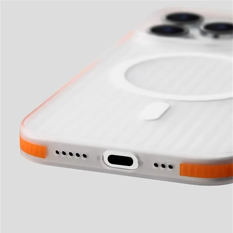 حافظة مغناطيسية فاخرة بنمط مموج غير قابلة للانزلاق لهاتف آيفون 17 برو ماكس 16 15 14 13 12 لغطاء الشحن اللاسلكي Magsafe #6