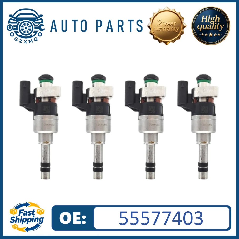 4pcs Fuel Injectors 55577403 For Chevrolet Equinox GMC Terrain Buick Encore Cruze Malibu 1.4L 1.5L 1.6L L4 2016-2019