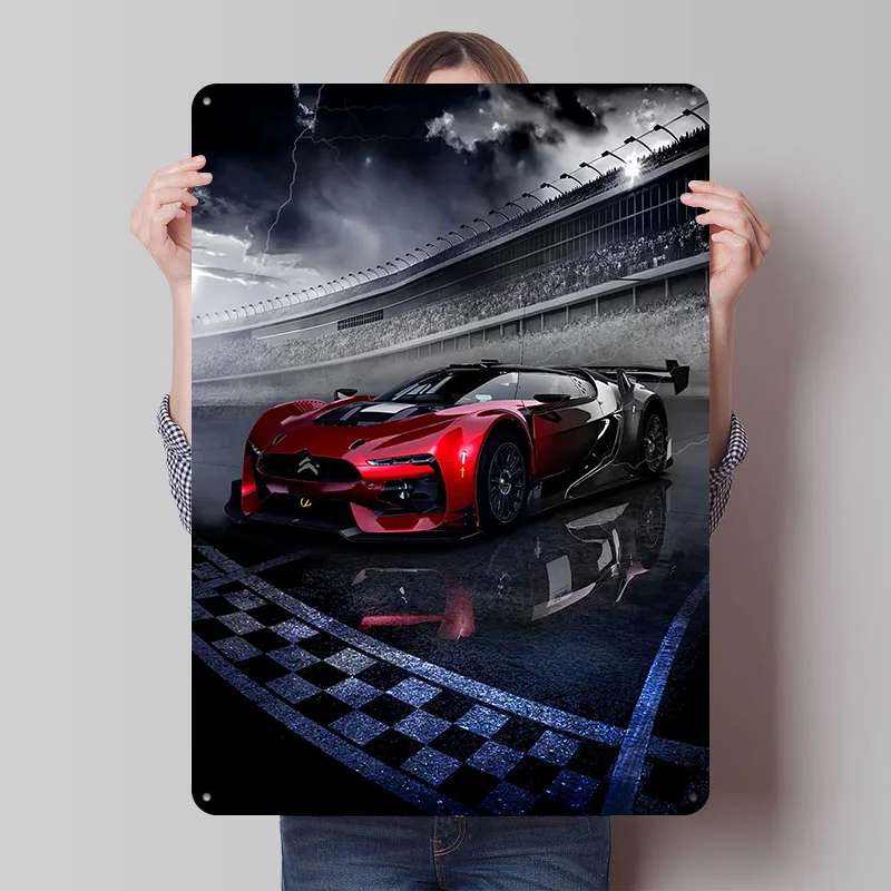 Red Racing On The T…