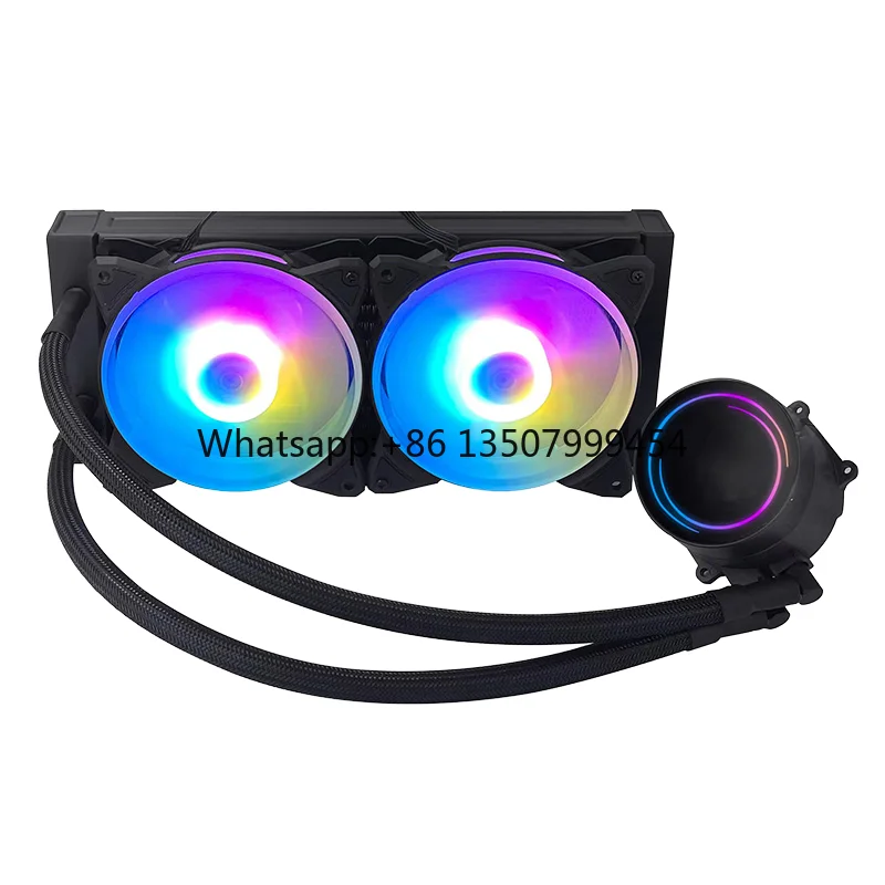 

Wholesale 360mm Liquid Water Cooler with Colorful LED Light Plastic Heatsink Large Air Volume 45CFM for CPU AIO Gaming PC