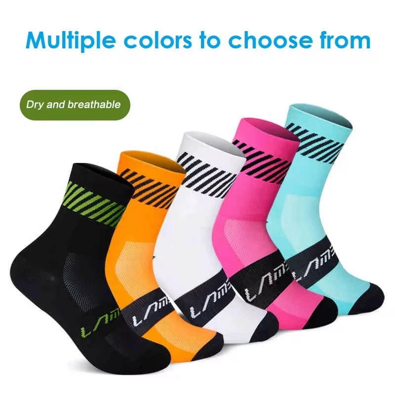 

Lameda Cycling Socks Outdoor Sports Breathable Socks Cycling Socks Men's and Women's Anti-Slip Cycling Equipment Sports Socks