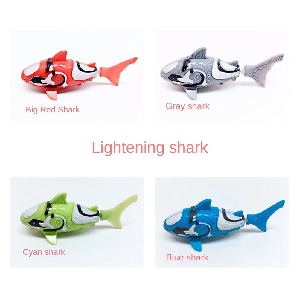 Summer Baby Bath Toys Light Induction Swimming Fish Electronic Fish Simulation Fish Robot Fish Toys In The Water Gifts For Kids