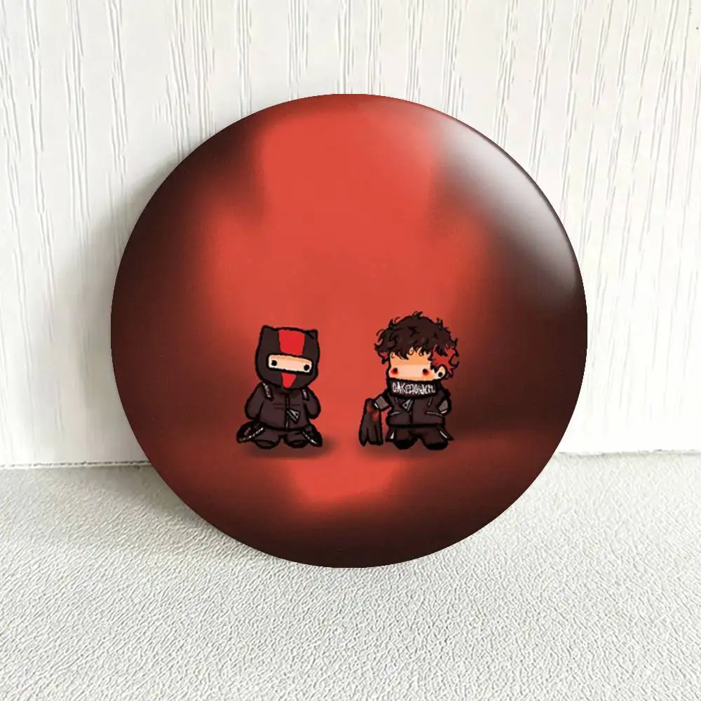 T-Twenty One Pilots Band  Laser Badge Applicable For Backpack Clothes Hats Decor Creative Accessories