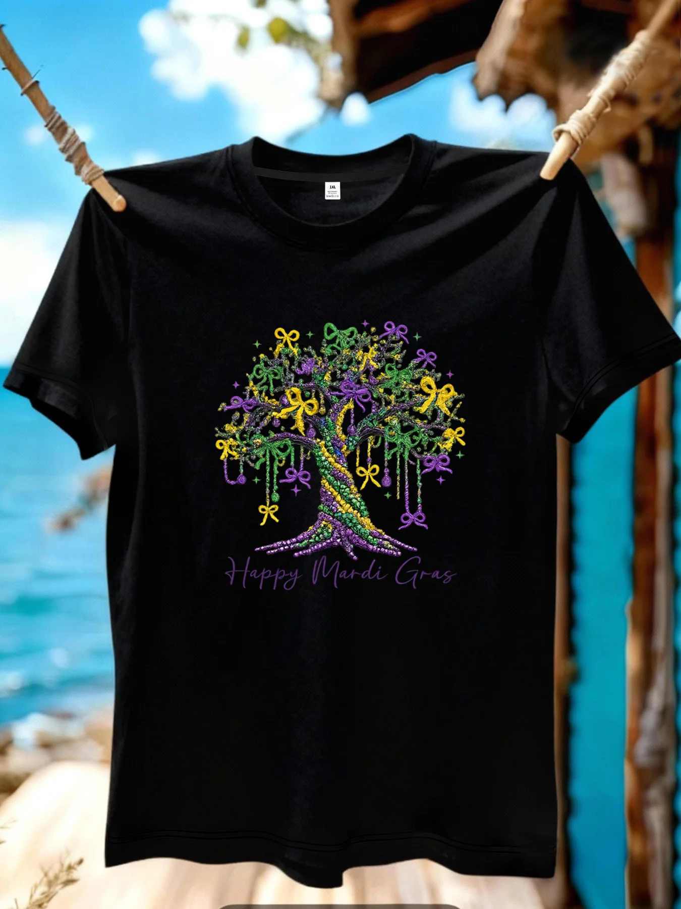 

[YJ01143]Trendy Large Tree Print Plus Size Women's T-Shirt Summer Casual Short Sleeve Top Fashionable Versatile Clothing