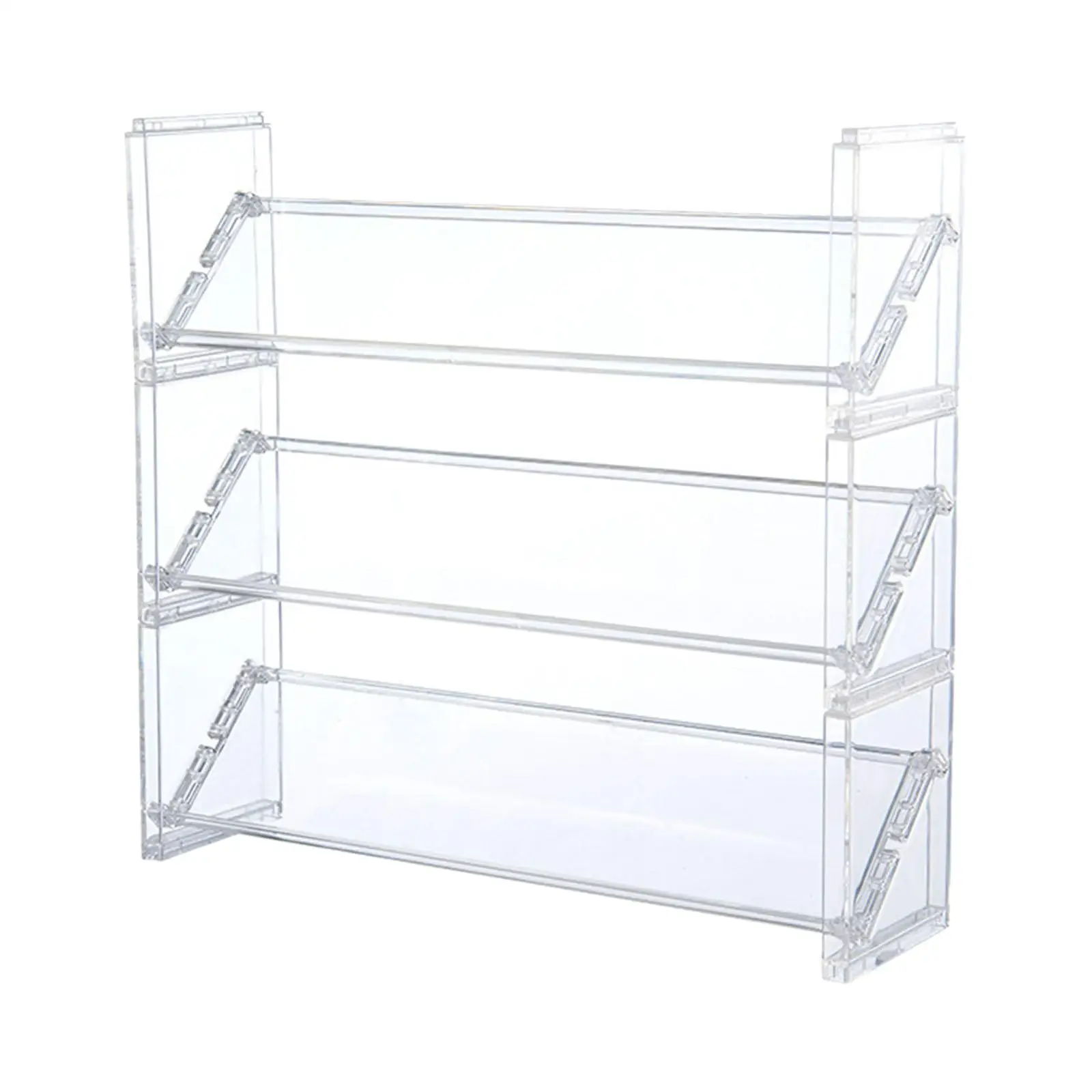 

Clear Makeup Organizer Jewelry Lipstick Holder Display Case for Wife Vanity 3 Tier L