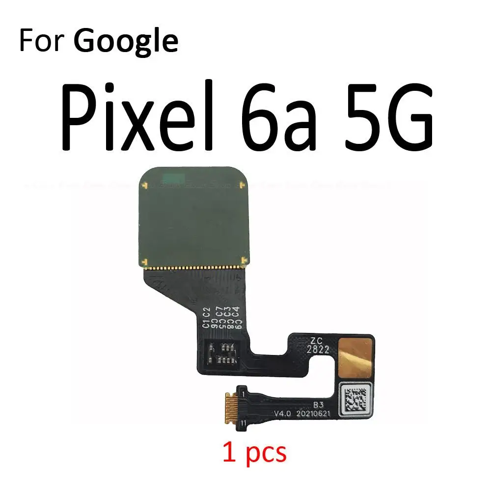 Sensor de escáner de conector de huellas dactilares de identificación táctil, tecla de retorno a casa, botón de menú, conexión flexible para Google Pixel 4a, 5, 5a, 6, 7 Pro, 6a, 5G